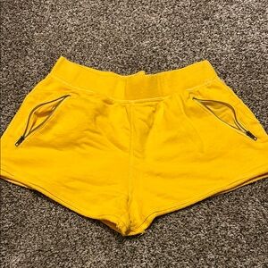 Yellow Women's Shorts